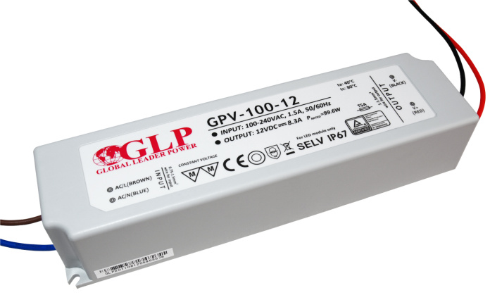 Zasilacz LED 12V 100W hermetyczny GPV-100-12